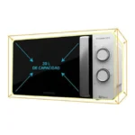 Cecotec 01522 forno a microonde Nero, Bianco Solo microonde Superficie piana 20 L 700 W - immagine 6