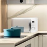 Microonde combinato e cottura preimpostata e scongelamento, 6 funzioni SHARP R242BKW - immagine 4