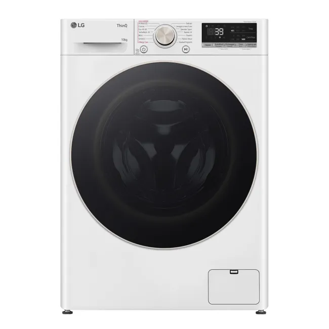 media (74) Lg F4R7010TSWG Lavatrice 10kg AI DD Classe A 1400 giri TurboWash Vapore Bianco - immagine 1