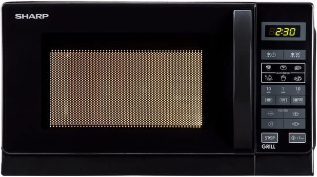 media (8) Sharp R-642BKW Superficie piana Microonde combinato 20 L 800 W Nero - immagine 1