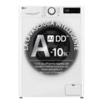 LG D2R3S08NSWW Lavasciuga Slim 8/5kg AI DD Classe E 1200 giri AI Wash Vapore Bianco - immagine 2