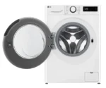 LG D2R3S08NSWW Lavasciuga Slim 8/5kg AI DD Classe E 1200 giri AI Wash Vapore Bianco - immagine 3