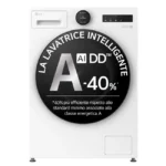 LG F4X7011TWB Lavatrice 11kg AI DD Serie X7, Classe A-40%, 1400 giri, Display Easy Circle, Wi-Fi, AI Wash, TurboWash
