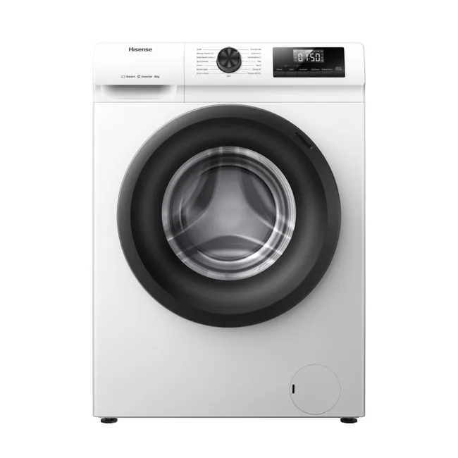 media Hisense WF1Q8041BW lavatrice Caricamento frontale 8 kg 1400 Giri/min Bianco - immagine 1