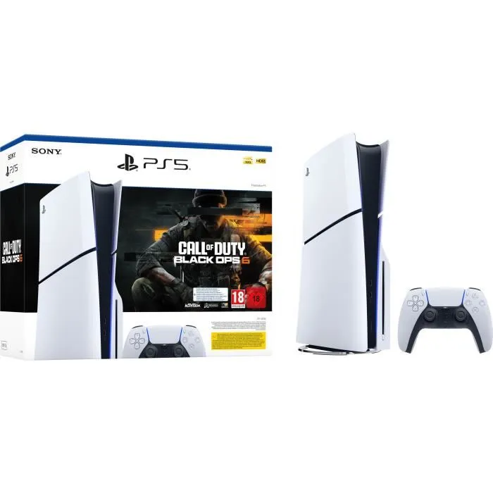 bundle-console-sony-ps5-slim-1tb-call-of-duty-black-ops-6-8 (1) Bundle PS5 Slim Standard + Call of Duty: Black Ops 6 - immagine 1