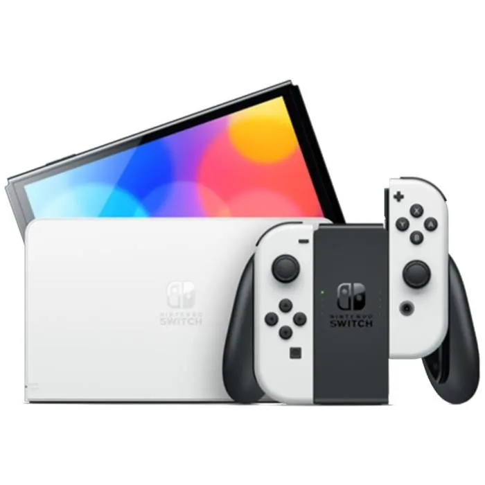 bundle-nintendo-switch-oled-bianca-mario-kart-8-deluxe-1 (1) Bundle Nintendo Switch OLED + Mario Kart 8 Deluxe + 12 Mesi NSO - immagine 1